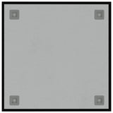 Wall-mounted Magnetic Board Black 40x40 cm Tempered Glass - Top-Down View