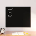 Wall-mounted Magnetic Board Black 60x50 cm Tempered Glass