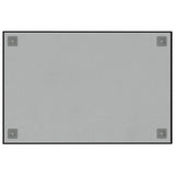 Wall-mounted Magnetic Board Black 60x40 cm Tempered Glass