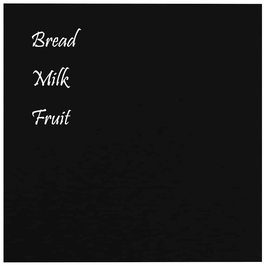 Wall-mounted Magnetic Board Black 60x60 cm Tempered Glass