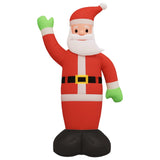 Christmas Inflatable Santa Claus with LEDs 1000 cm - Top-Down View