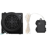 Christmas Inflatable Snowman with LEDs 370 cm - Low Angle