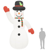 Christmas Inflatable Snowman with LEDs 455 cm - Extra Image