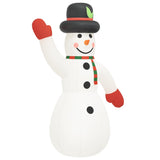 Christmas Inflatable Snowman with LEDs 805 cm - Side View