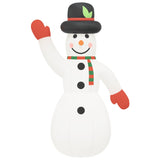 Christmas Inflatable Snowman with LEDs 805 cm - Top-Down View