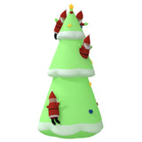 Inflatable Christmas Tree with LEDs 500cm - Top-Down View