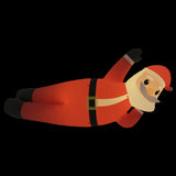 Christmas Inflatable Lying Santa LED 160 cm - Front View