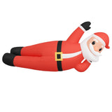 Christmas Inflatable Lying Santa LED 160 cm - Side View