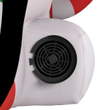 Christmas Inflatable Santa on Motorcycle LED 158 cm - Close-Up Angle