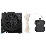 Christmas Inflatable Santa on Motorcycle LED 158 cm - Extra Image