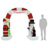 Christmas Inflatable Santa & Snowman Arch Gate LED 260 cm - Extra Image