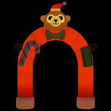 Christmas Inflatable Arch Gate LED 380 cm - Front View