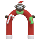Christmas Inflatable Arch Gate LED 380 cm - Side View