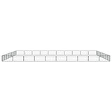 36-Panel Dog Playpen Black 100x50 cm Powder-coated Steel
