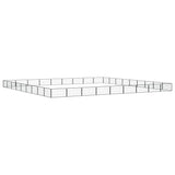 36-Panel Dog Playpen Black 100x50 cm Powder-coated Steel
