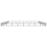 36-Panel Dog Playpen Black 100x50 cm Powder-coated Steel