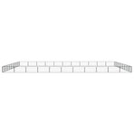 40-Panel Dog Playpen Black 100x50 cm Powder-coated Steel