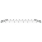 40-Panel Dog Playpen Black 100x50 cm Powder-coated Steel