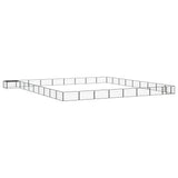 36-Panel Dog Playpen Black 100x50 cm Powder-coated Steel