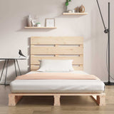 Bed Frame without Mattress 100x200 cm Solid Wood Pine - Side View
