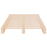 Bed Frame without Mattress 100x200 cm Solid Wood Pine