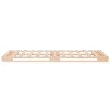 Bed Frame without Mattress 100x200 cm Solid Wood Pine - Low Angle