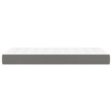 Pocket Spring Bed Mattress Medium Dark Grey 90x190x20 cm Fabric