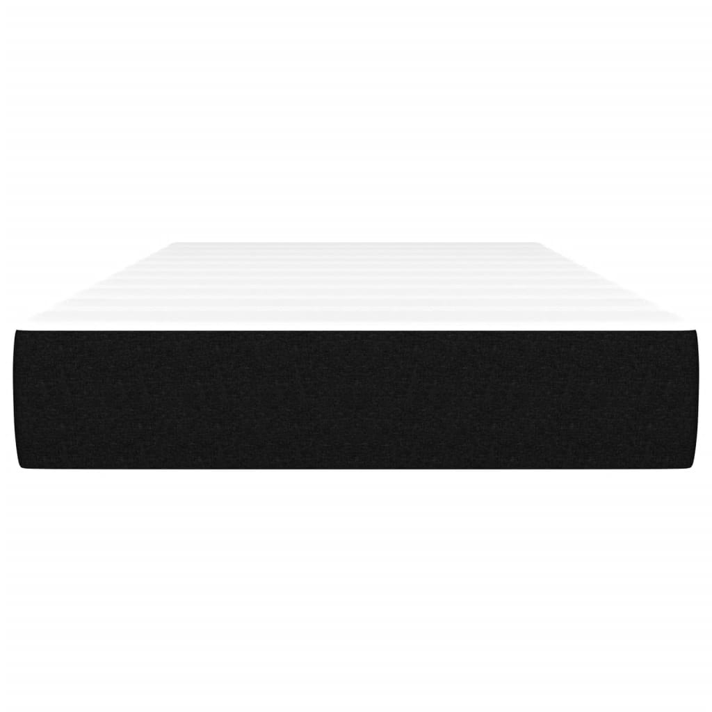 Pocket Spring Bed Mattress Medium Black 90x190x20 cm Fabric