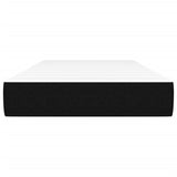 Pocket Spring Bed Mattress Medium Black 90x190x20 cm Fabric - Side View