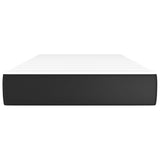 Pocket Spring Bed Mattress Medium Black 90x190x20 cm Faux Leather
