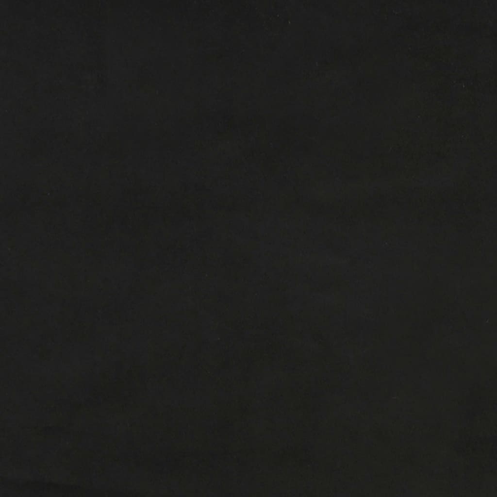 Pocket Spring Bed Mattress Medium Black 90x190x20 cm Velvet