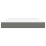 Pocket Spring Bed Mattress Medium Dark Grey 137x190x20 cm Full Fabric