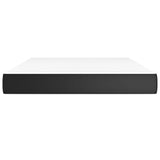 Pocket Spring Bed Mattress Medium Black 137x190x20 cm Full Faux Leather