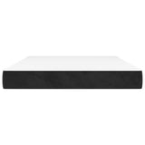 Pocket Spring Bed Mattress Medium Black 137x190x20 cm Velvet