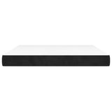 Pocket Spring Bed Mattress Medium Black 153x203x20 cm Queen Size Velvet