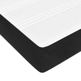 Pocket Spring Bed Mattress Medium Black 153x203x20 cm Queen Size Velvet
