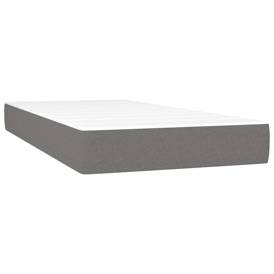 Pocket Spring Bed Mattress Medium Dark Grey 107x203x20 cm King Single