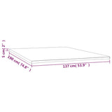 Mattress Topper 137x190x5 cm Full - Close-Up Angle