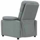 Massage Chair Dark Grey Fabric - 45-Degree Angle