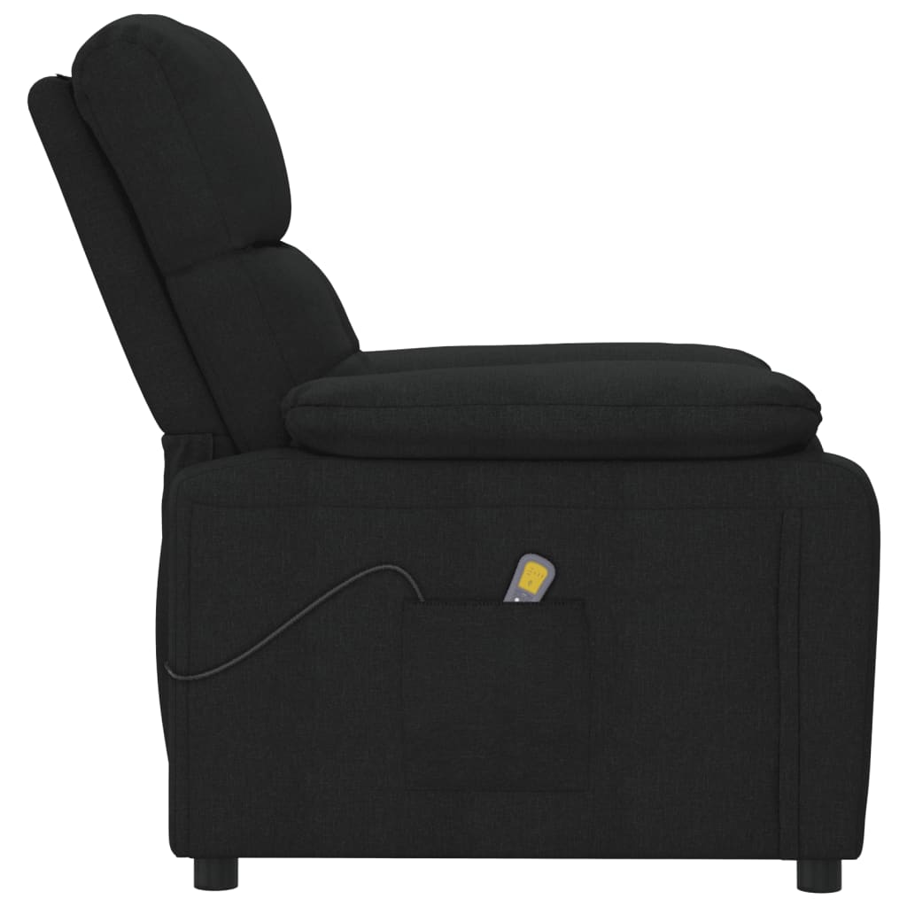Massage Chair Black Fabric