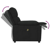 Massage Chair Black Fabric - Close-Up Angle