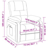 Massage Chair Black Fabric - Extra Image