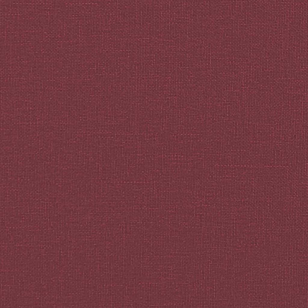 Massage Chair Wine Red Fabric