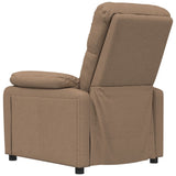 Massage Chair Brown Fabric