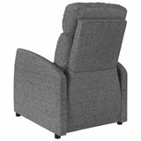 Massage Chair Dark Grey Fabric - 45-Degree Angle