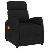 Massage Chair Black Fabric