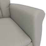 Armchair Light Grey Micro Fiber
