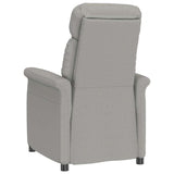 Armchair Light Grey 96.5 x 70.5 x 95 cm Micro Fiber - Side View
