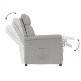 Armchair Light Grey Micro Fiber