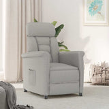 Armchair Light Grey Micro Fiber